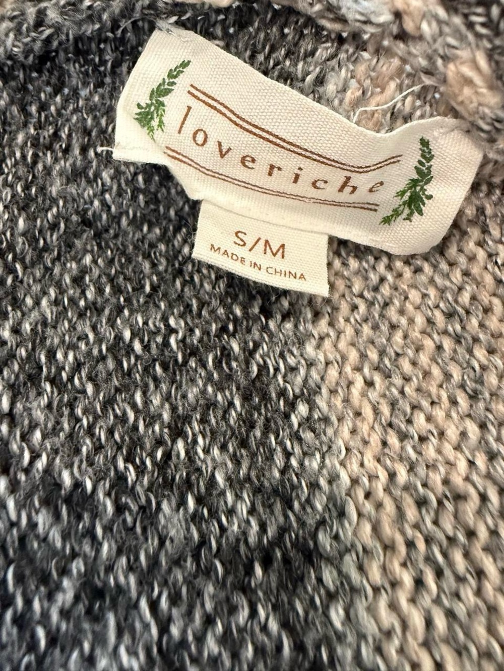 Love Riche Patchwork Colorblock Fringe Cardigan - Picture 4 of 6